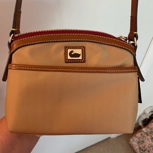 Tan and Brown Dooney and Bourke Crossbody